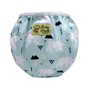 Adjustable Swim Diaper Cum Waterproof Diaper Cover - Polar Bear