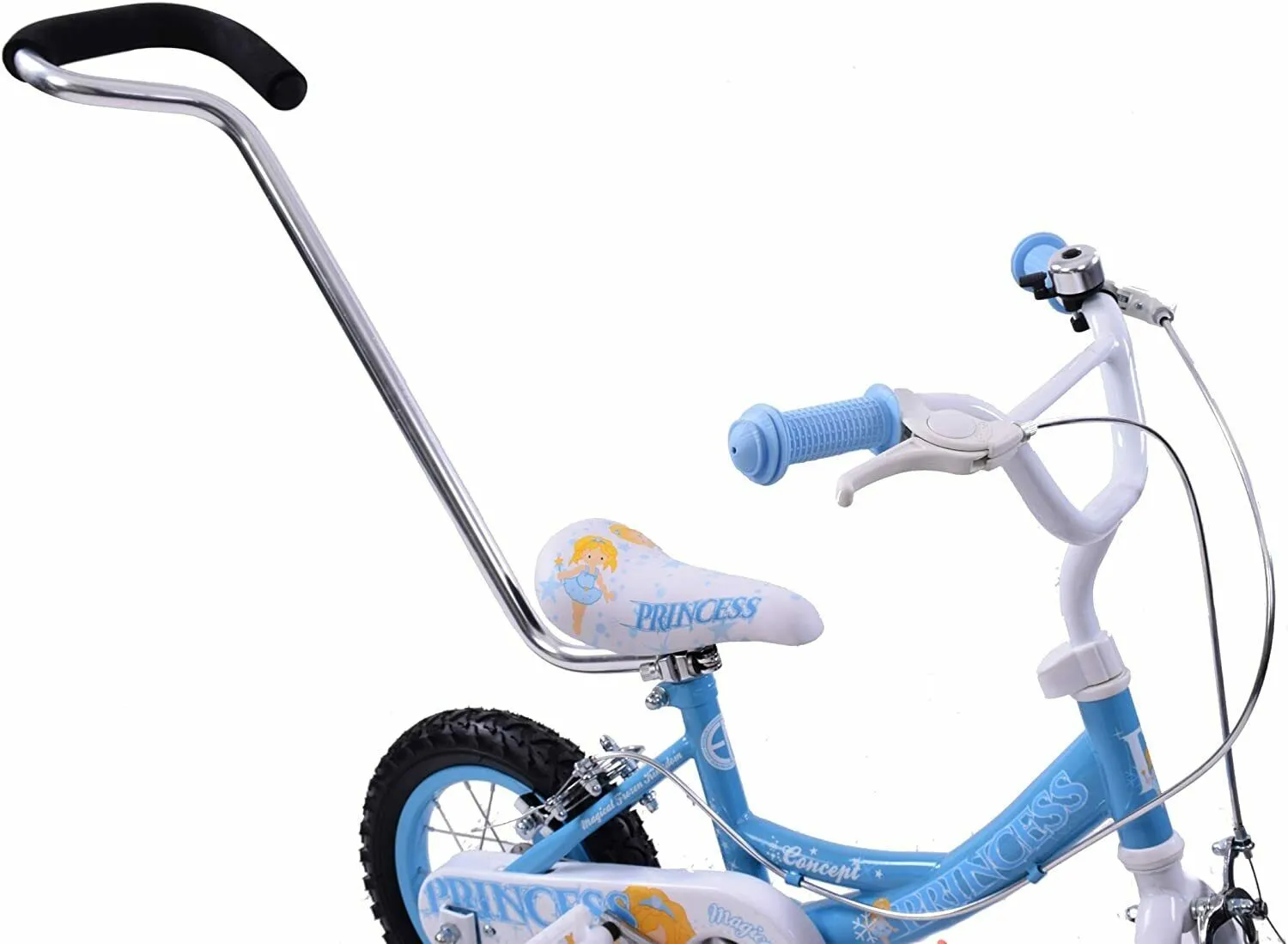 Ammaco Bicycle Parent Pole / Safety Handle For Kids Bike  22.2mm - 25.4mm