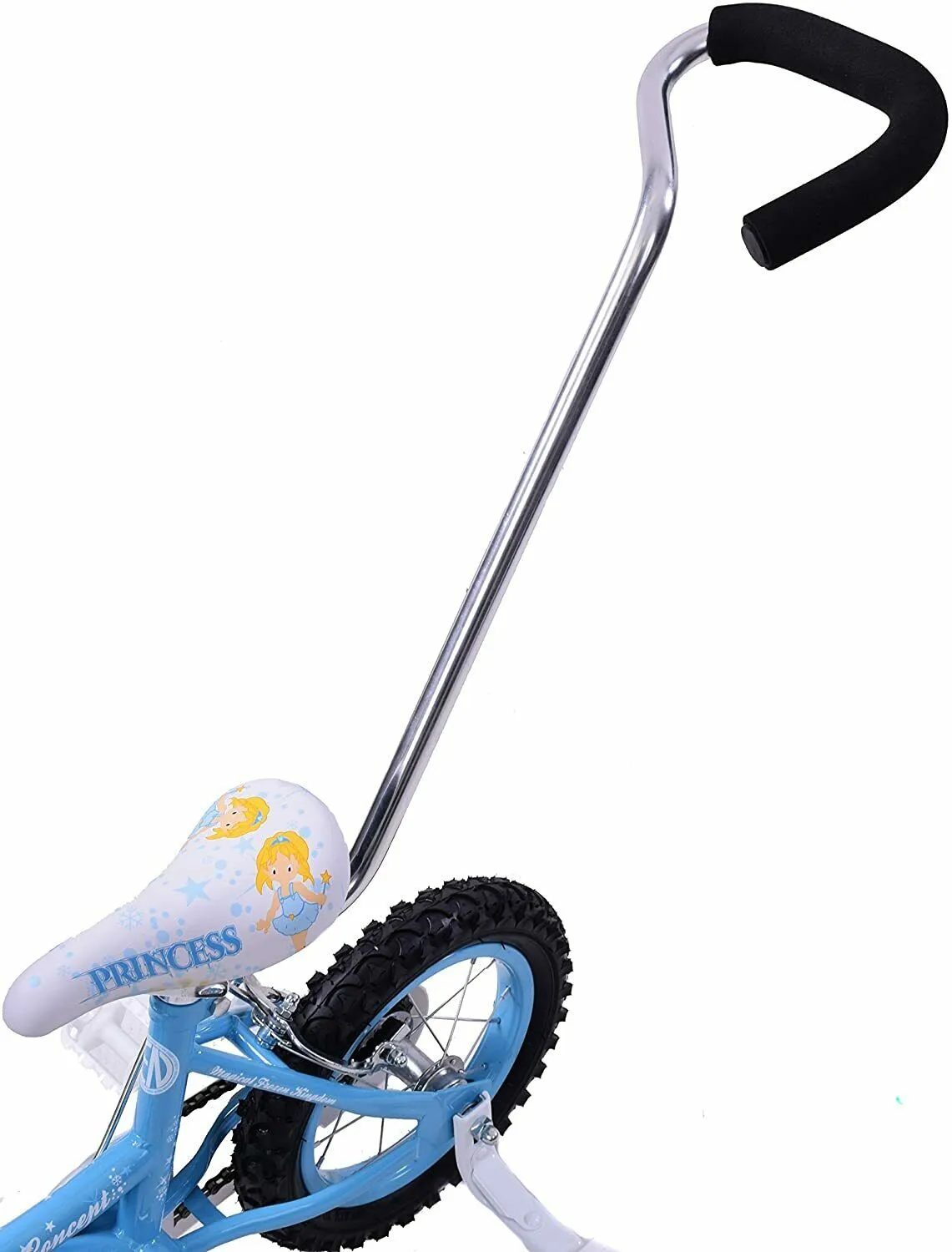 Ammaco Bicycle Parent Pole / Safety Handle For Kids Bike  22.2mm - 25.4mm