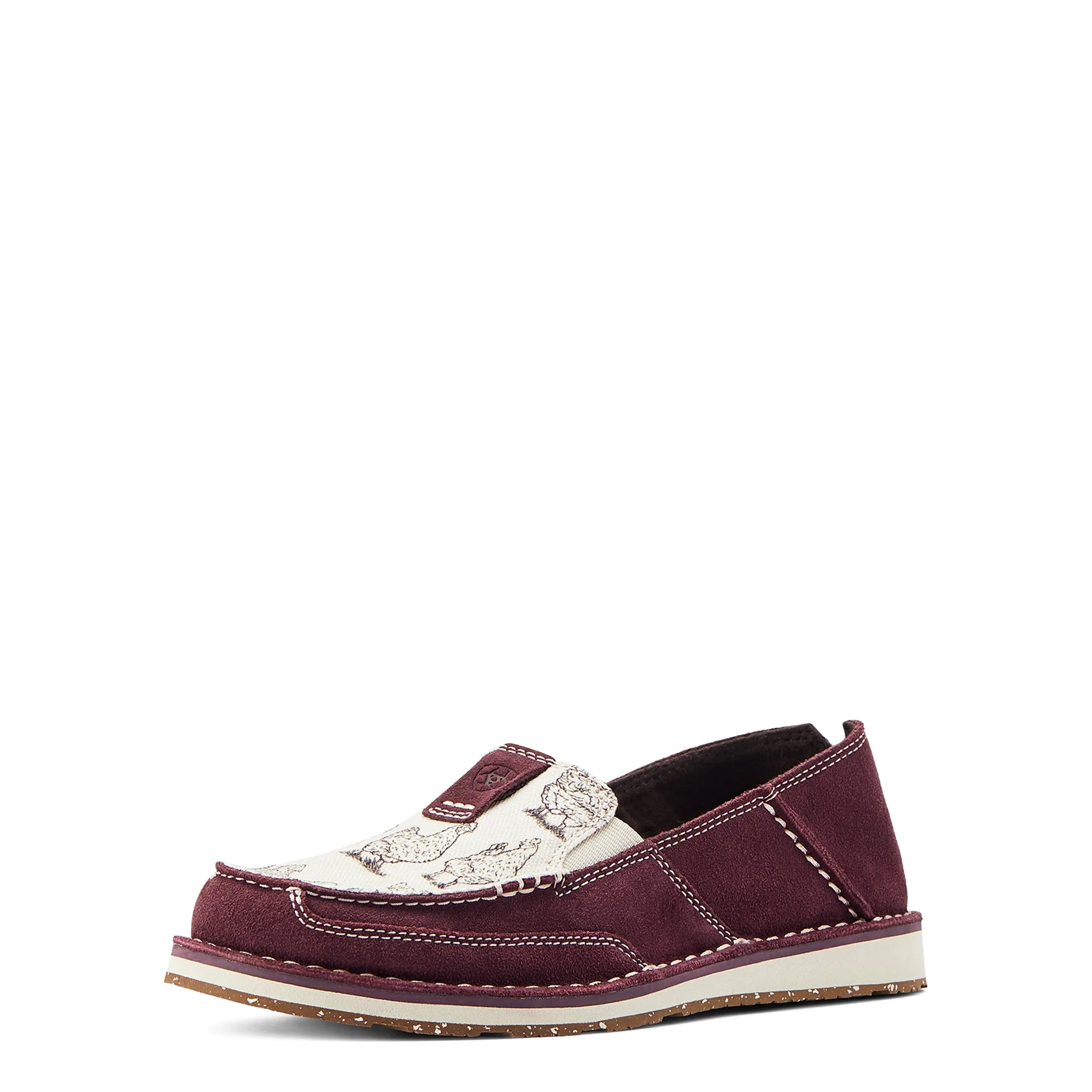 Sure! Here’s an optimized title for the e-commerce product:

**Ariat Womens Cruiser Graphic Slip-On Shoes - Stylish Wine Color, Comfortable Casual Footwear for Everyday Wear**