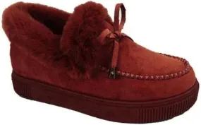 Booties For Women 2024 Winter Snow Boots Slip on Warm Comfortable Outdoor Fur Lined Ankle Booties Loafers Shoes