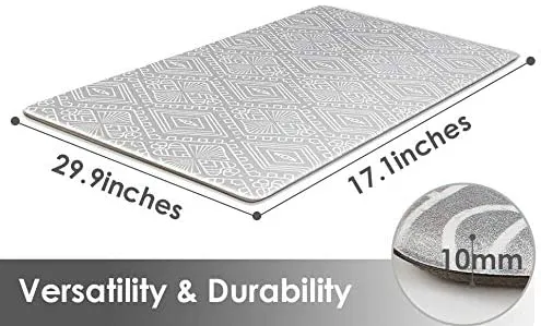 Comfort Cushion Anti-Fatigue Kitchen Mat with Non-Slip Waterproof Design