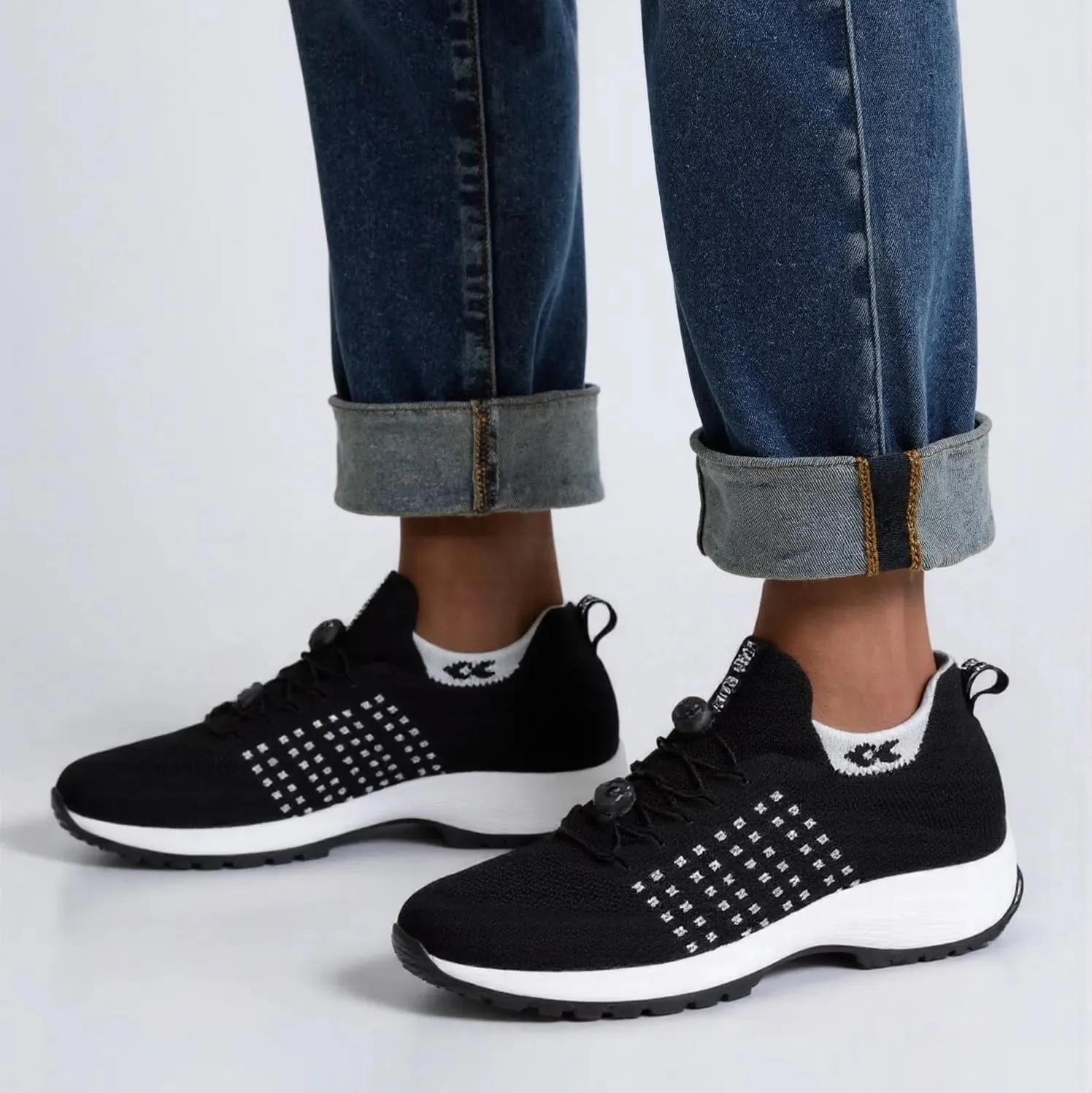 Comfortable Women's Shoes, Comfortwear Ortho Stretch Cushion Shoes, Sports Walking Shoes, Plus Size