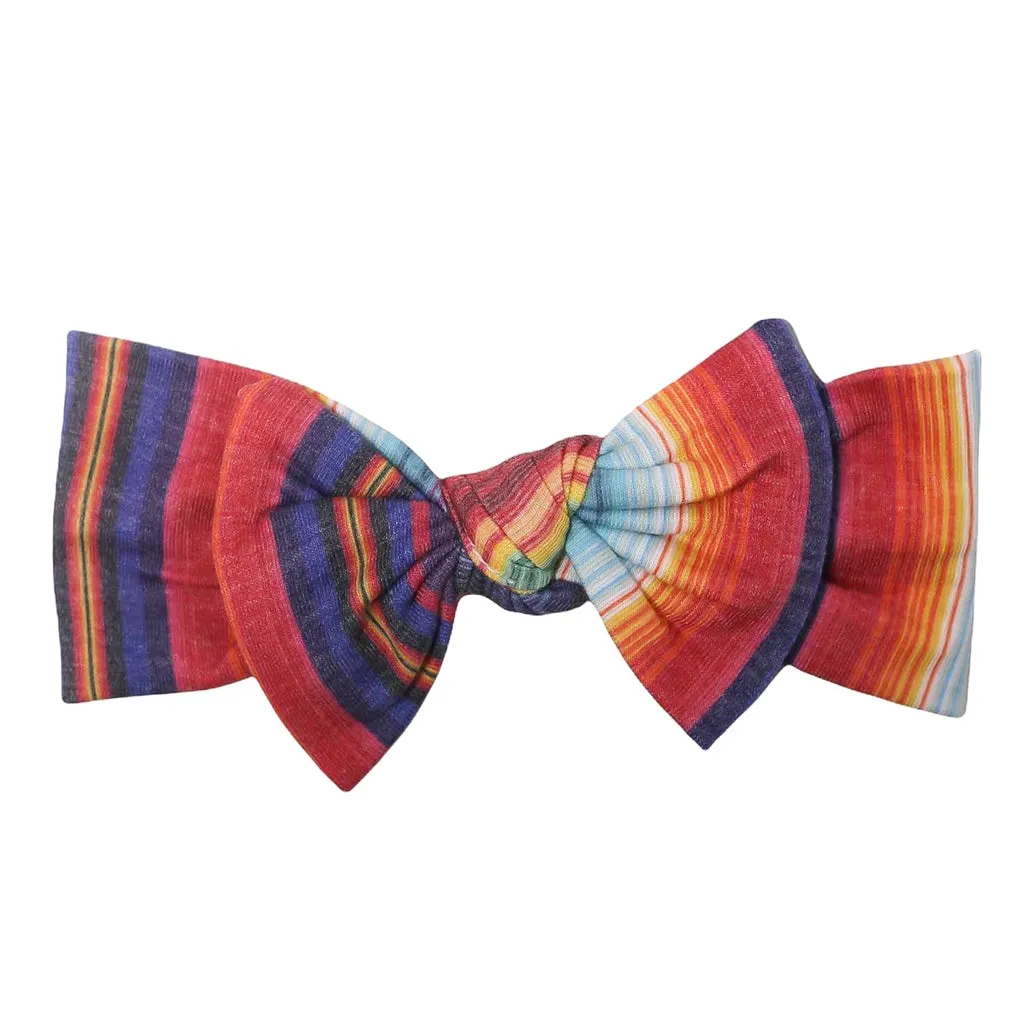 Copper Pearl - Headband Bow - Serape