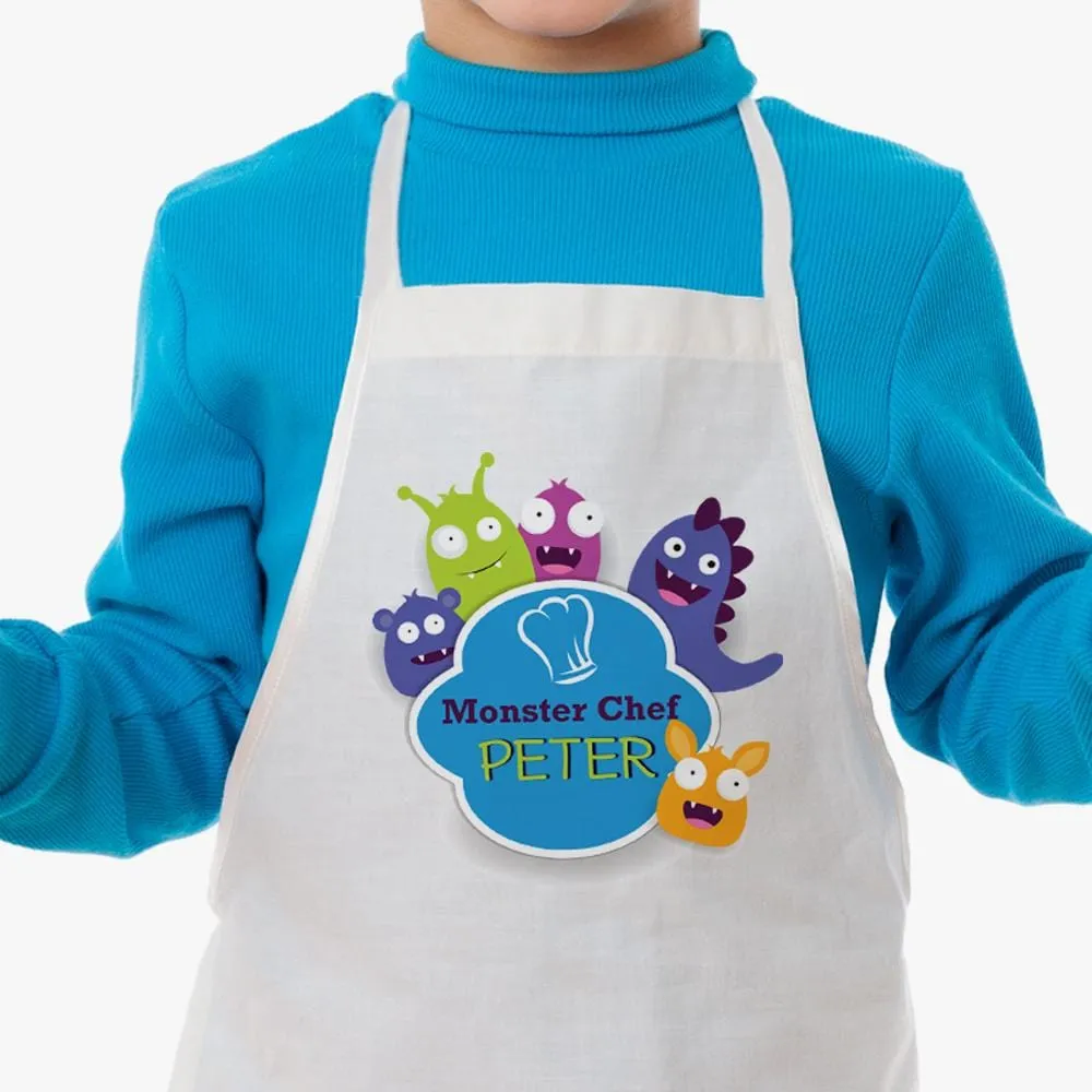 Custom Name Kids Apron | Multiple Designs Available