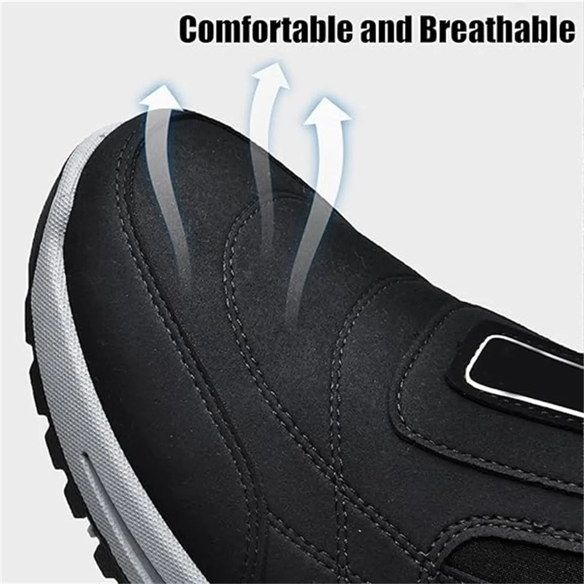 Daladder Walking Shoes,Men's Comfortable Waterproof Breathable Orthopedic Sneaker,Outdoor Lightweight Non Slip Hiking Loafers