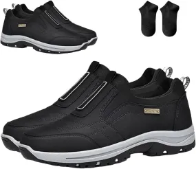 Daladder Walking Shoes,Men's Comfortable Waterproof Breathable Orthopedic Sneaker,Outdoor Lightweight Non Slip Hiking Loafers