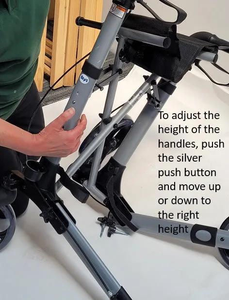 Deluxe Lightweight Rollator/Walker