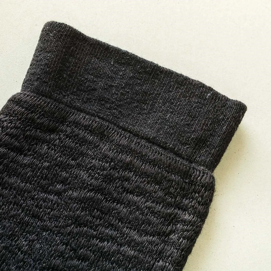 Ultra-Soft Plush Hemp Terry Socks - 99% Organic, Thick & Cozy (1 Pair) - 99.95% Biodegradable