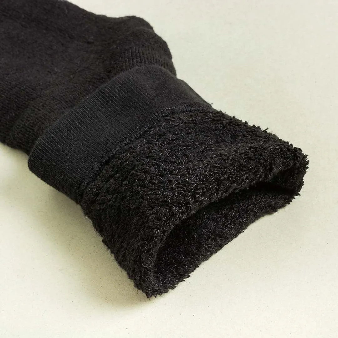 Ultra-Soft Plush Hemp Terry Socks - 99% Organic, Thick & Cozy (1 Pair) - 99.95% Biodegradable