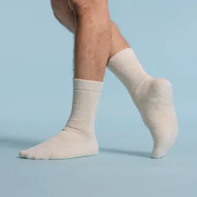 Ultra-Soft Plush Hemp Terry Socks - 99% Organic, Thick & Cozy (1 Pair) - 99.95% Biodegradable