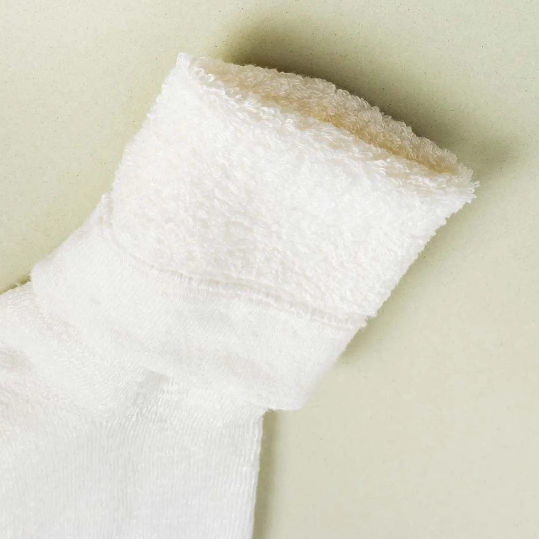 Ultra-Soft Plush Hemp Terry Socks - 99% Organic, Thick & Cozy (1 Pair) - 99.95% Biodegradable