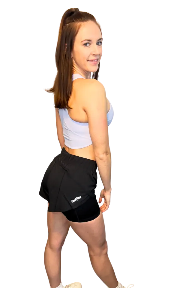 Empress Onyx Black Running Shorts