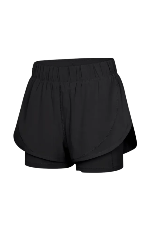 Empress Onyx Black Running Shorts
