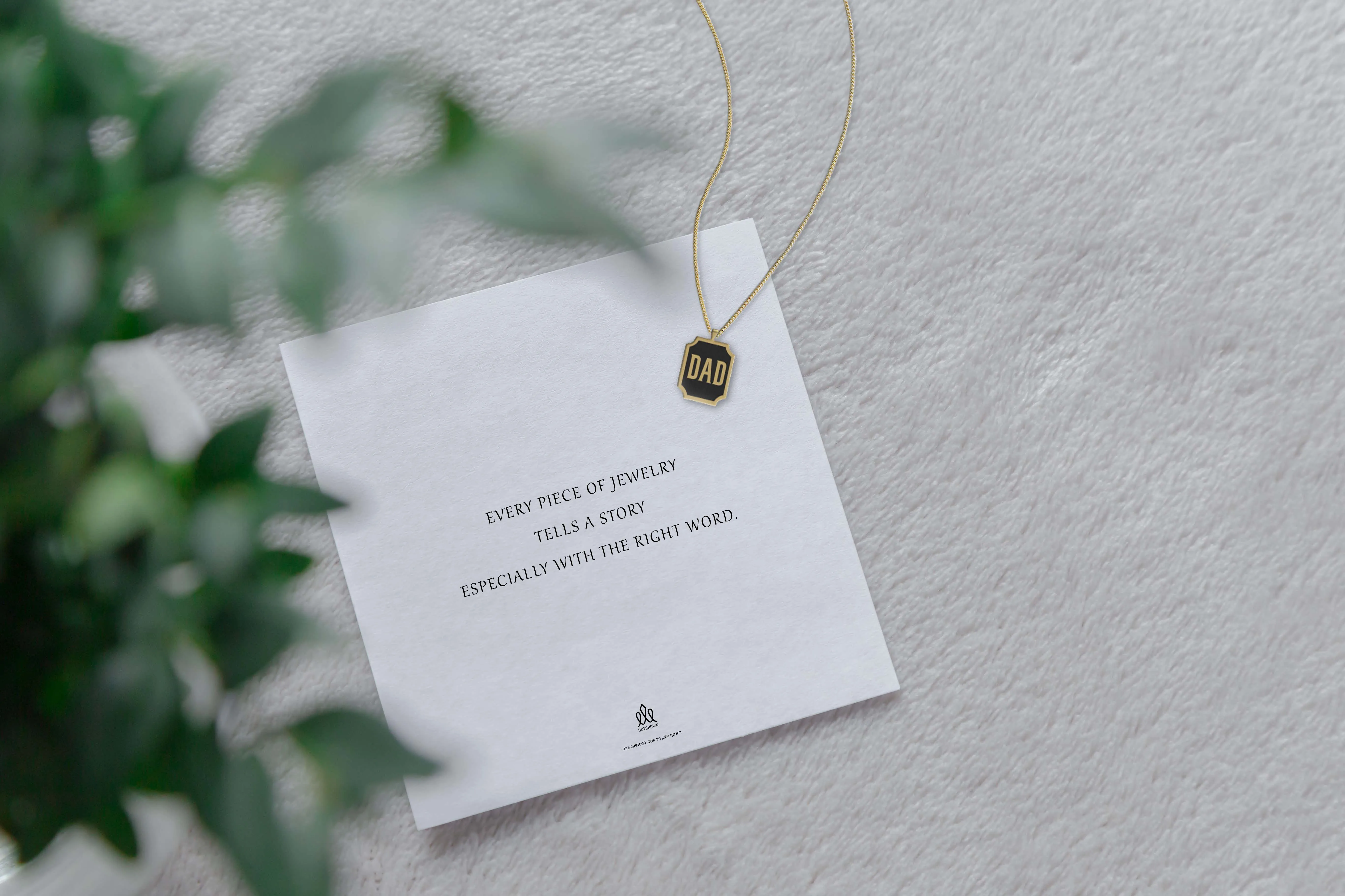 Enamel DAD / MOM Necklace