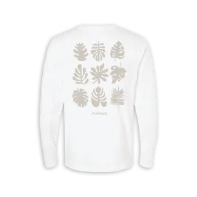 Foliage Long Sleeve Tee - Vintage White