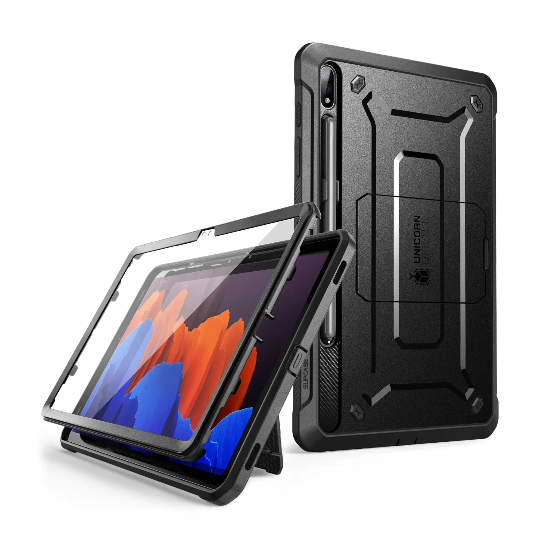 Galaxy Tab S8 Ultra (2022) Unicorn Beetle Pro Rugged Case-Black