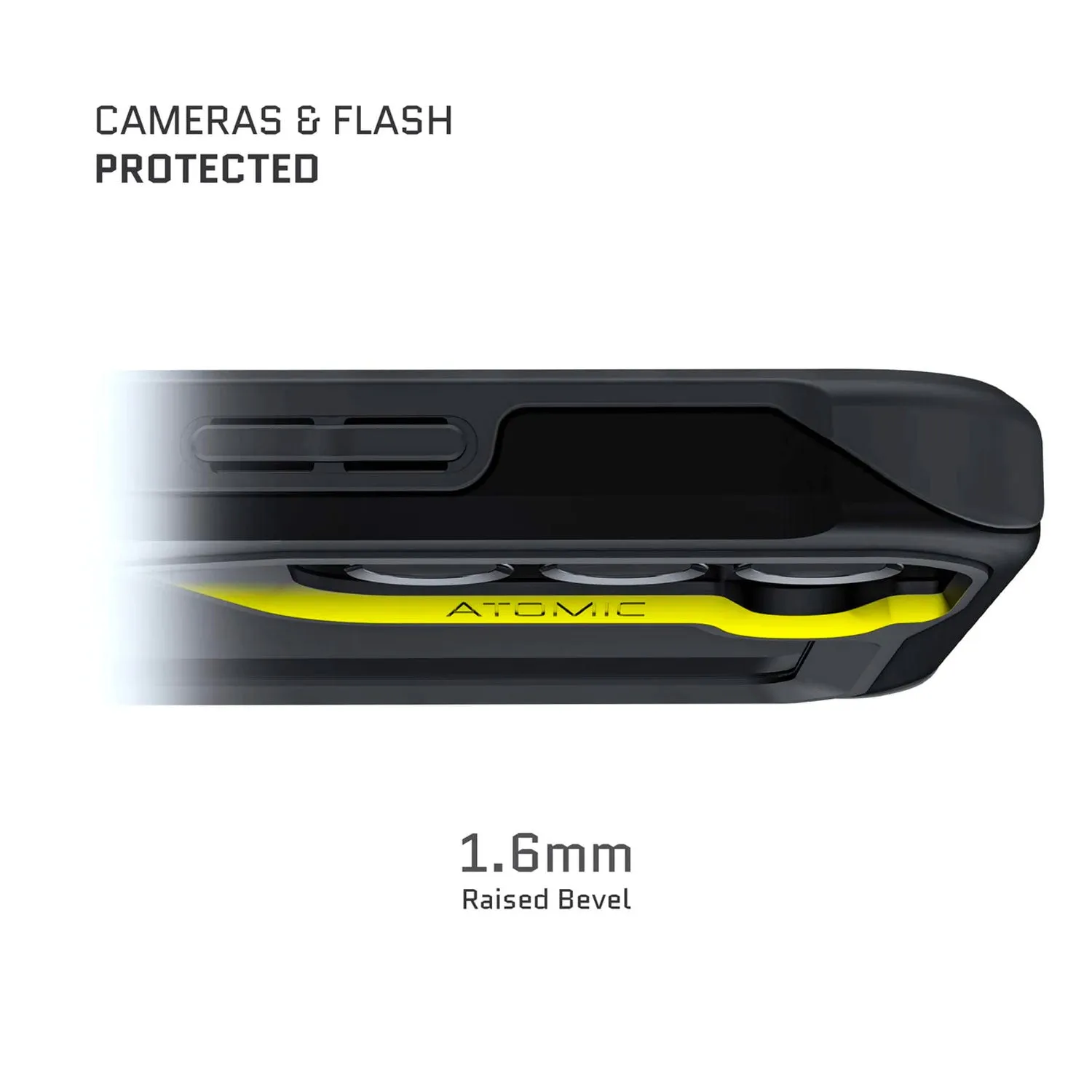 Ghostek Samsung Galaxy S22 Plus Case Atomic Slim 4 Aluminum Phantom Black