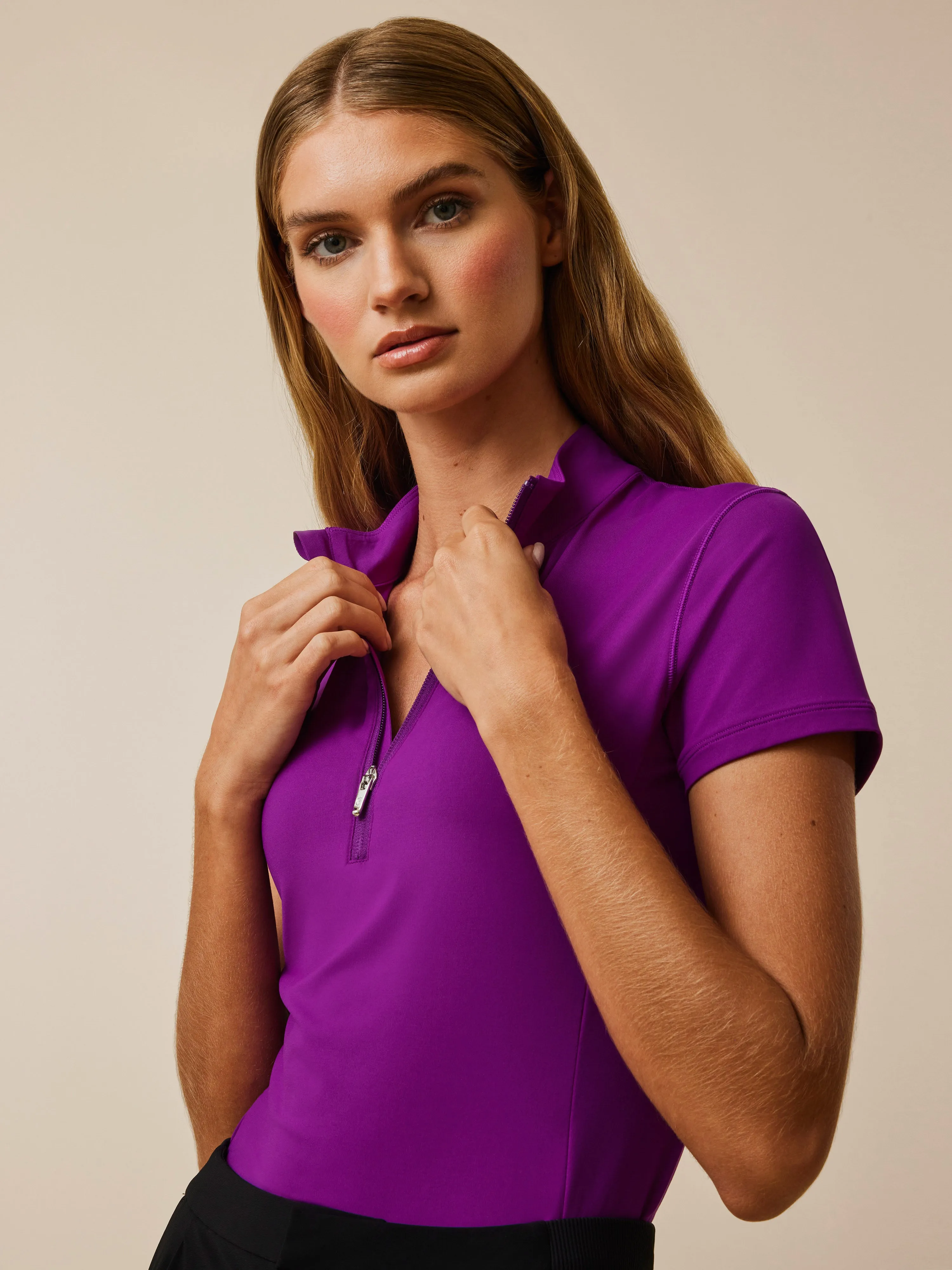 Halley Short Sleeve Quarter-Zip II