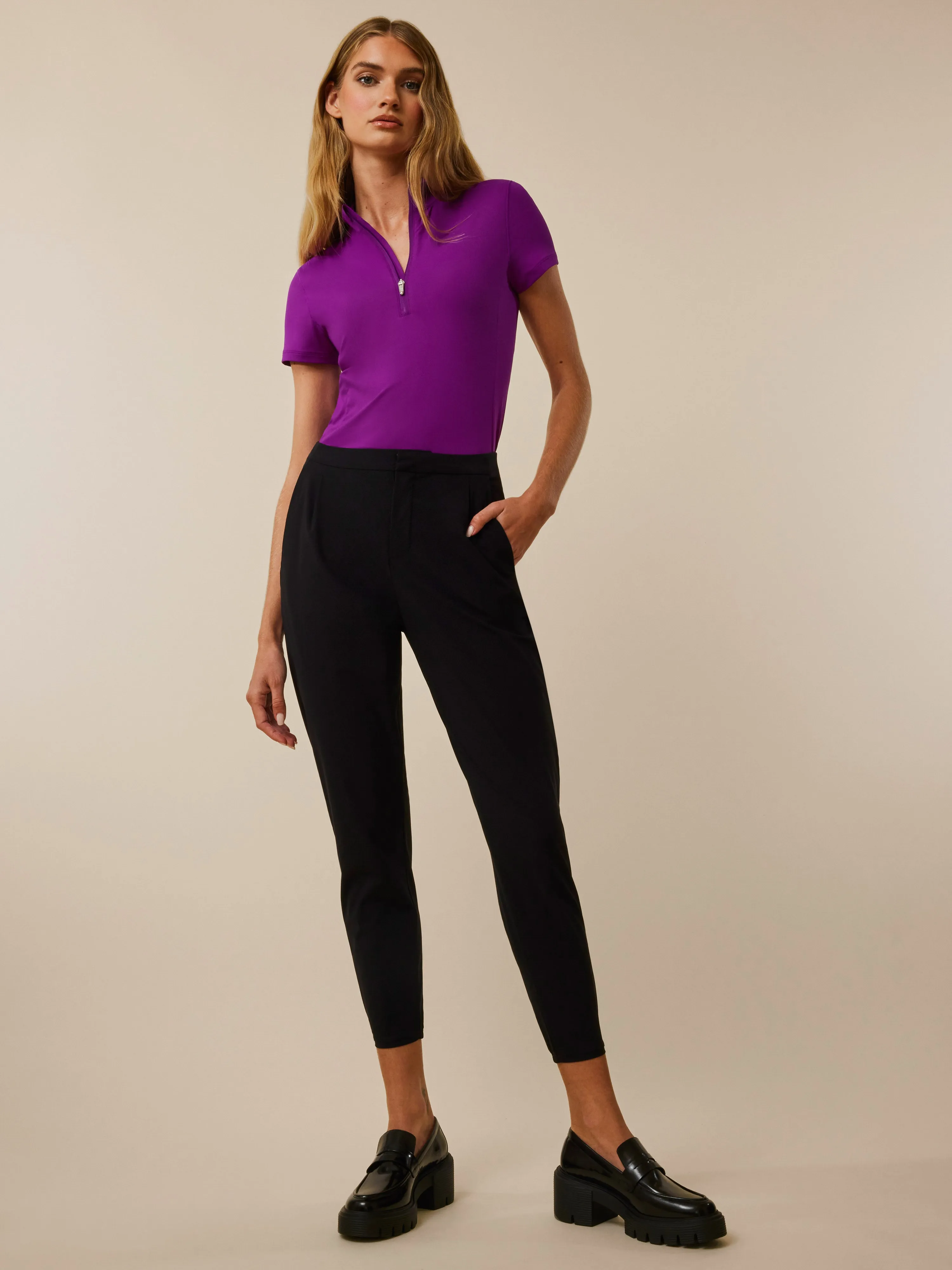 Halley Short Sleeve Quarter-Zip II