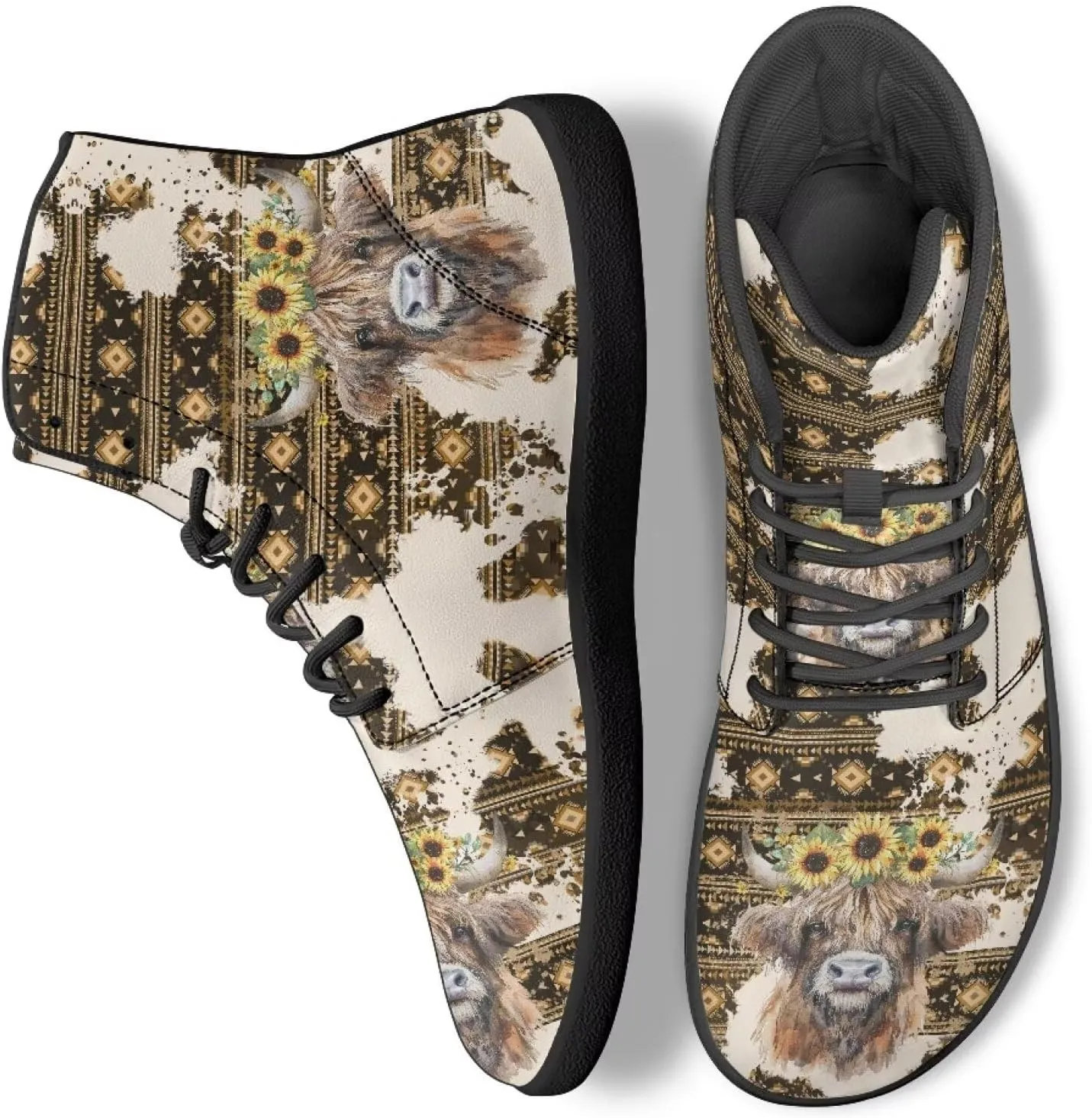 High Top Sneakers for Women Waterproof Barefoot Leather Shoes Women