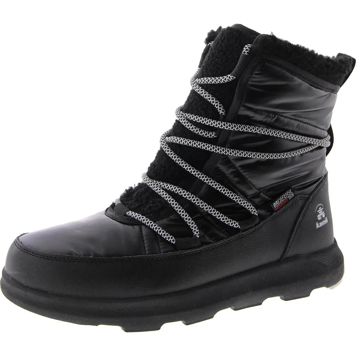 Kamik Womens Leapull Lace Up Flat Winter & Snow Boots