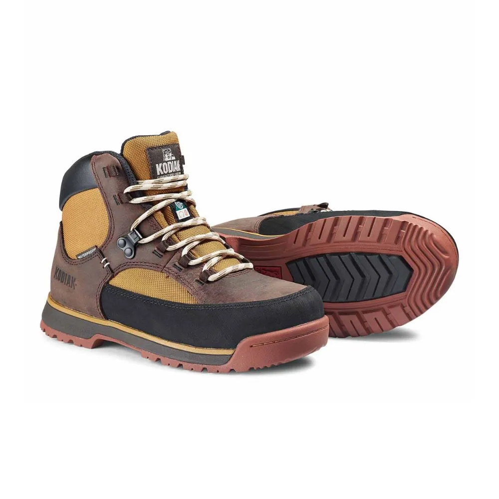 Kodiak Greb Women's Waterproof Hiker Steel Toe Work Boot KD0A834YA08 - Brown