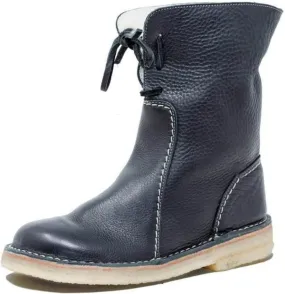 Ladmiple Snow Boots For Women Cute Tall Mid Calf Winter Boots Faux Fur Lined Slip On Ankle Booties Fashion Casual Warm Shoes