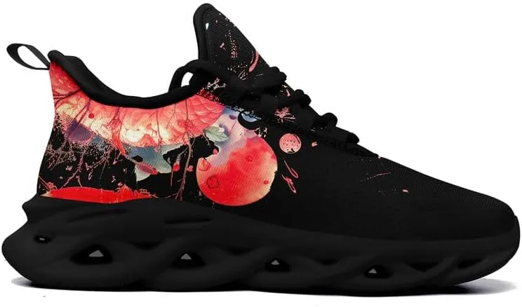 Mens Dragon Running Shoes Breathable Cushion Non Slip Outdoor Sports Walking Sneaker Tennis Jogging Training Tennis Shoes