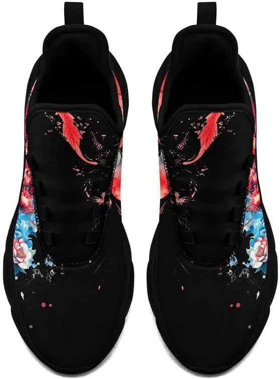 Mens Dragon Running Shoes Breathable Cushion Non Slip Outdoor Sports Walking Sneaker Tennis Jogging Training Tennis Shoes