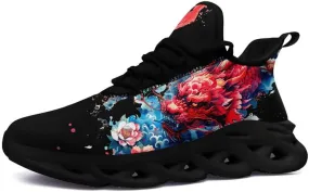 Mens Dragon Running Shoes Breathable Cushion Non Slip Outdoor Sports Walking Sneaker Tennis Jogging Training Tennis Shoes
