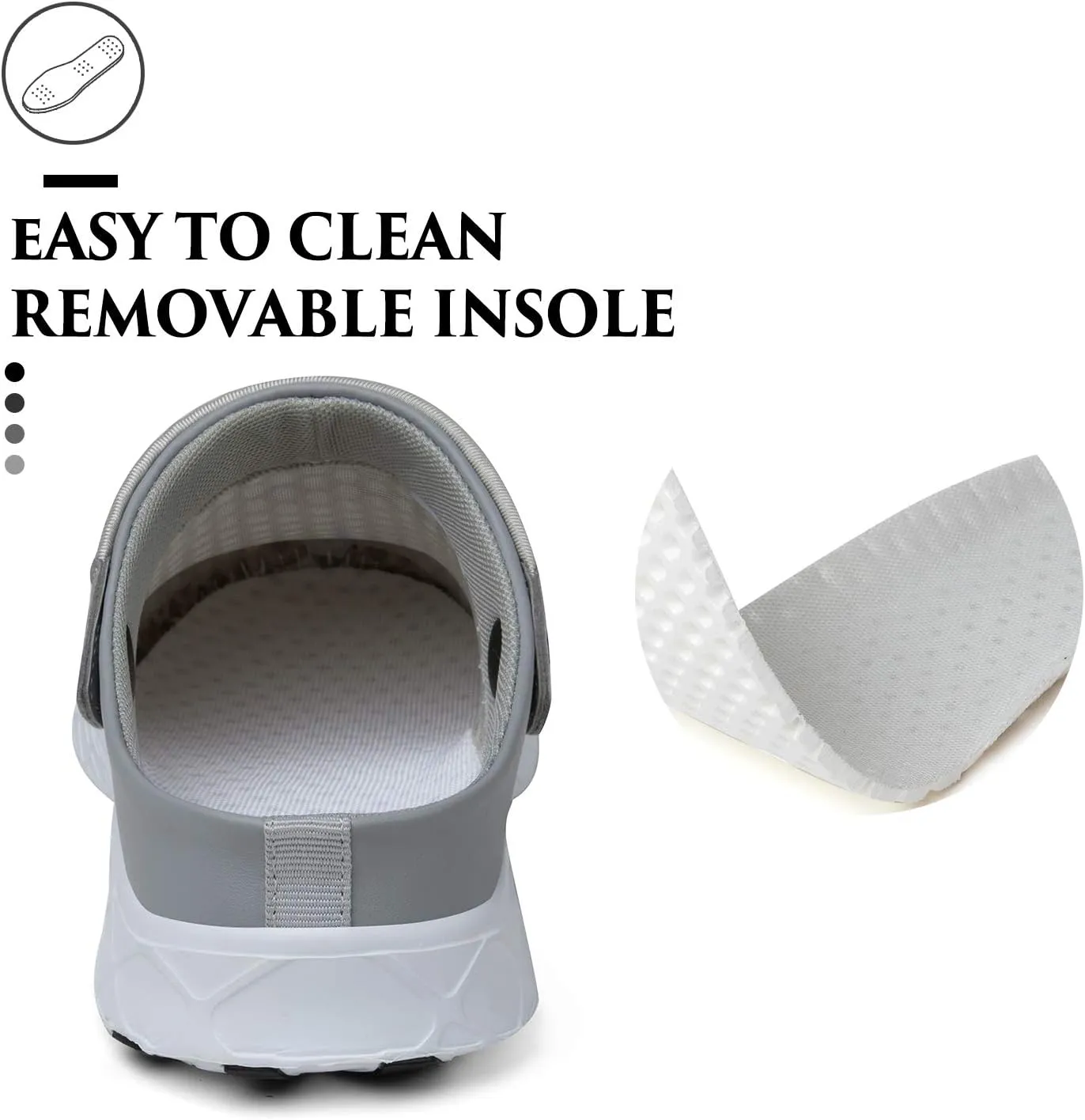 SAGUARO Men's Women's Quick Dry Garden Shoes Lightweight Breathable Gardening Clog Water Shoes Mesh Sandals for Sports Outdoor Beach Pool Exercise