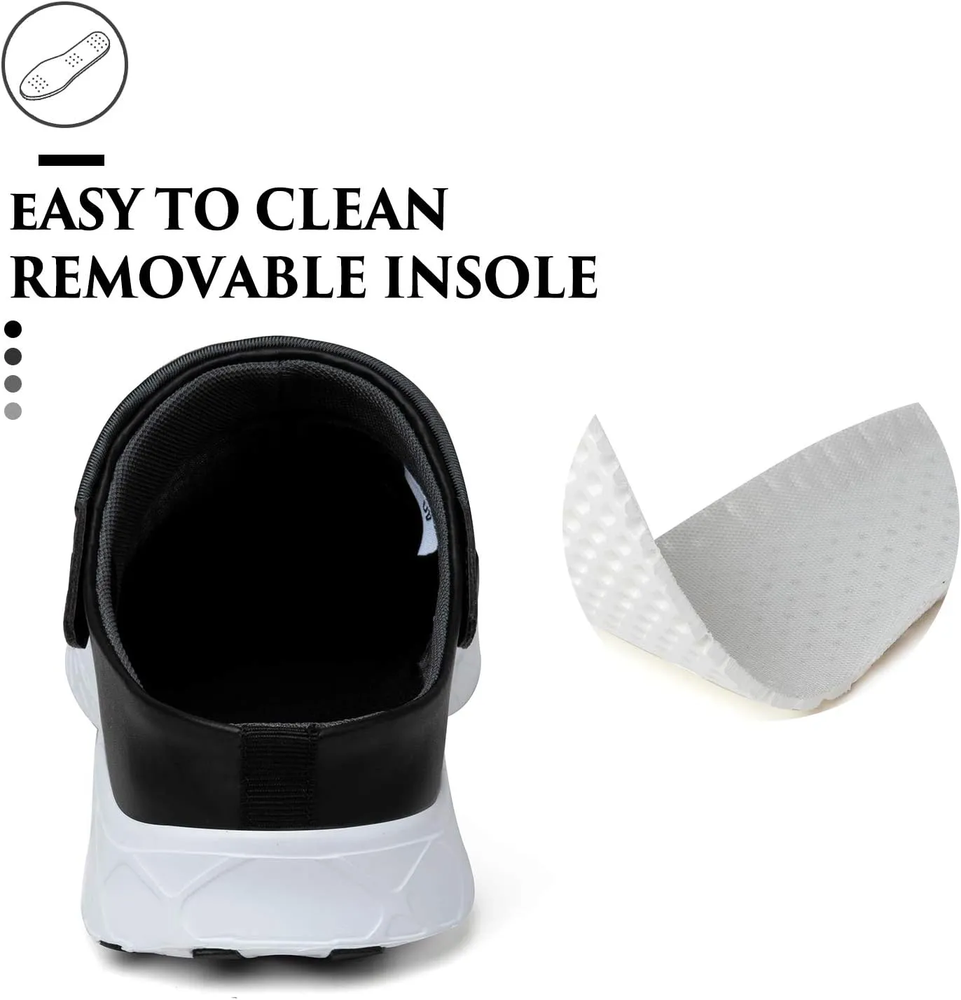 SAGUARO Men's Women's Quick Dry Garden Shoes Lightweight Breathable Gardening Clog Water Shoes Mesh Sandals for Sports Outdoor Beach Pool Exercise