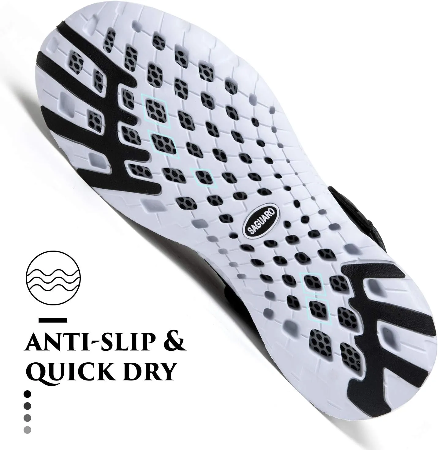 SAGUARO Men's Women's Quick Dry Garden Shoes Lightweight Breathable Gardening Clog Water Shoes Mesh Sandals for Sports Outdoor Beach Pool Exercise