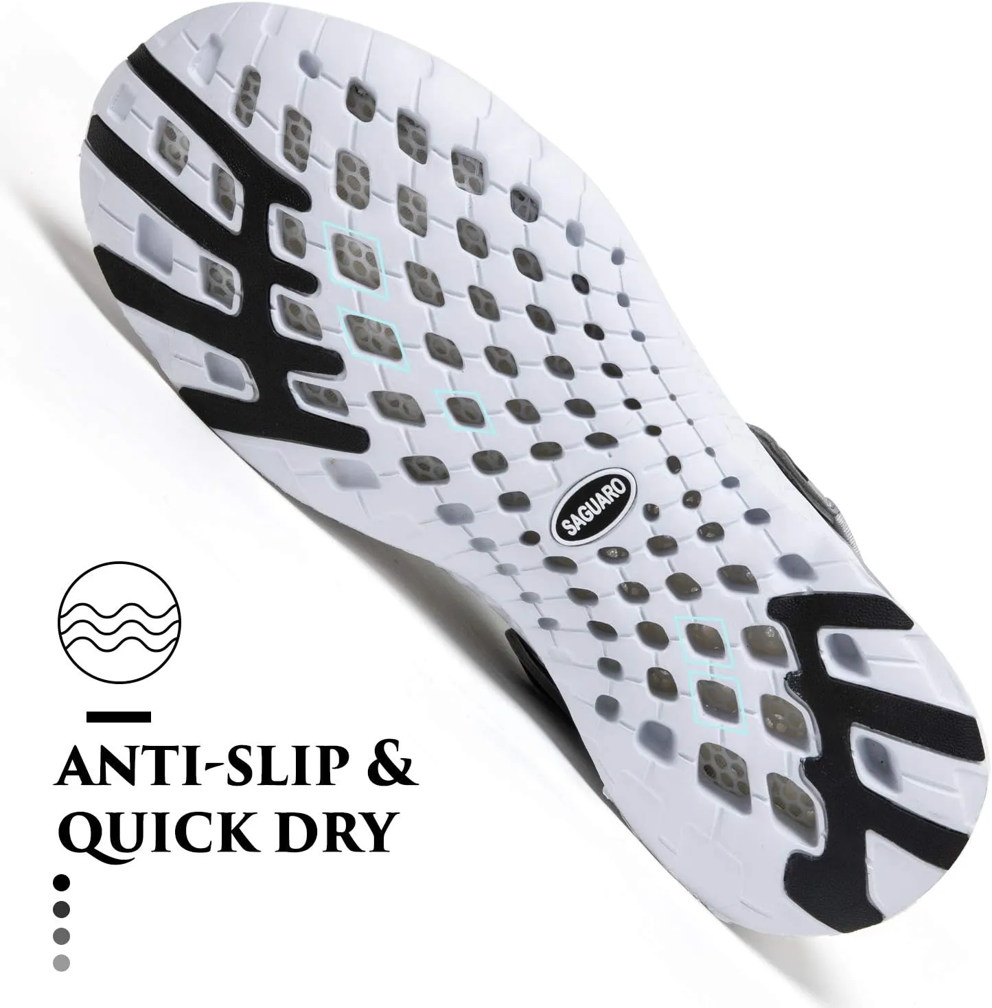 SAGUARO Men's Women's Quick Dry Garden Shoes Lightweight Breathable Gardening Clog Water Shoes Mesh Sandals for Sports Outdoor Beach Pool Exercise