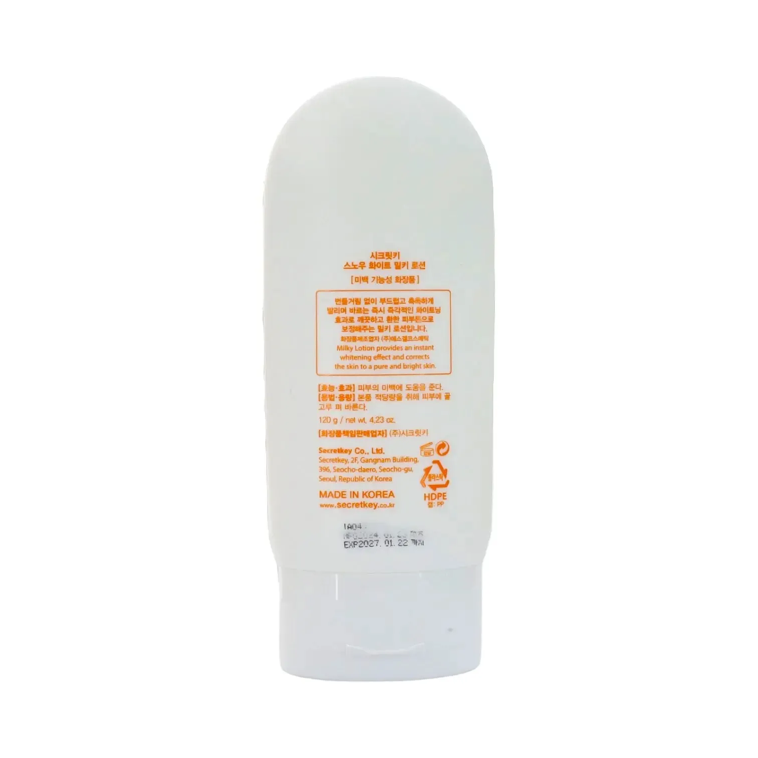 Secret Key Snow White Milky Lotion 120g