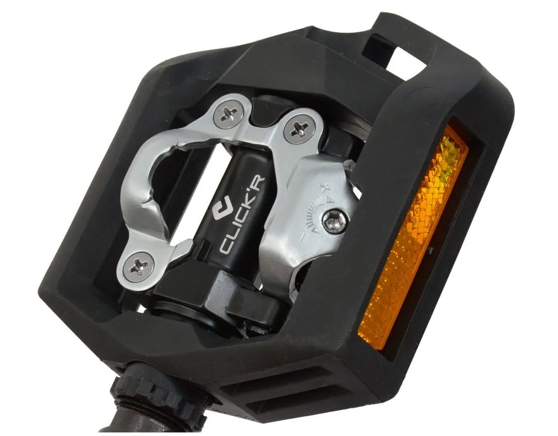 Shimano PD-T421 Dual-Sided Combination Pedals Flat and SPD Cleat Mount   Cleats
