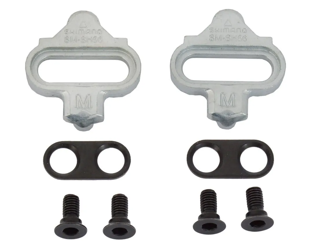 Shimano PD-T421 Dual-Sided Combination Pedals Flat and SPD Cleat Mount   Cleats