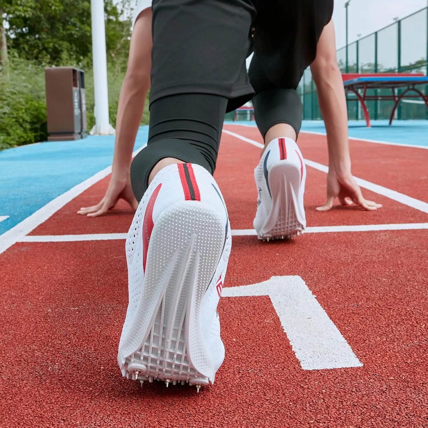 Track and Field Shoes for Men Women Kids Boys Girls Youth Spikes Professional Athletic Sprint Running Racing Shoes