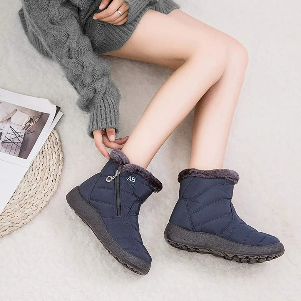 Women Boots Winter Waterproof Snow Booties for Ladies 2024 Womens Snow Boots Winter Shoes Warm Fur Lined Winter Shoes Women Waterproof Tennis Shoes Womens Snow Booties Men