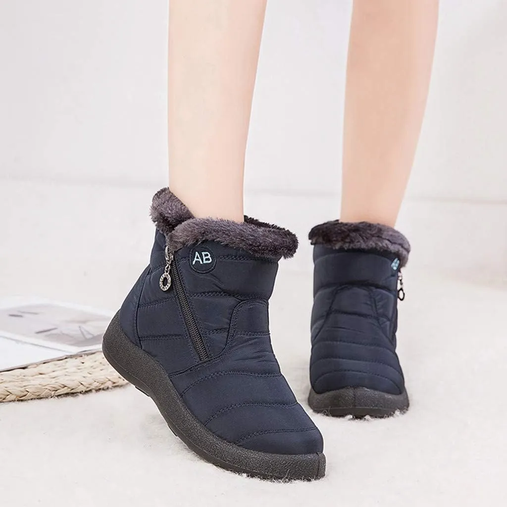 Women Boots Winter Waterproof Snow Booties for Ladies 2024 Womens Snow Boots Winter Shoes Warm Fur Lined Winter Shoes Women Waterproof Tennis Shoes Womens Snow Booties Men