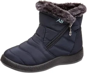 Women Boots Winter Waterproof Snow Booties for Ladies 2024 Womens Snow Boots Winter Shoes Warm Fur Lined Winter Shoes Women Waterproof Tennis Shoes Womens Snow Booties Men