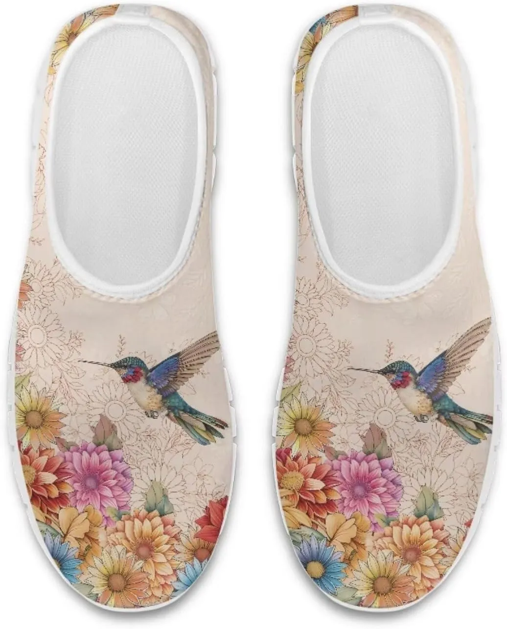 Women's Hummingbird Sneaker Comfortable Slip On Loafers Business Casual Work Shoes Leisure Driving Shoes