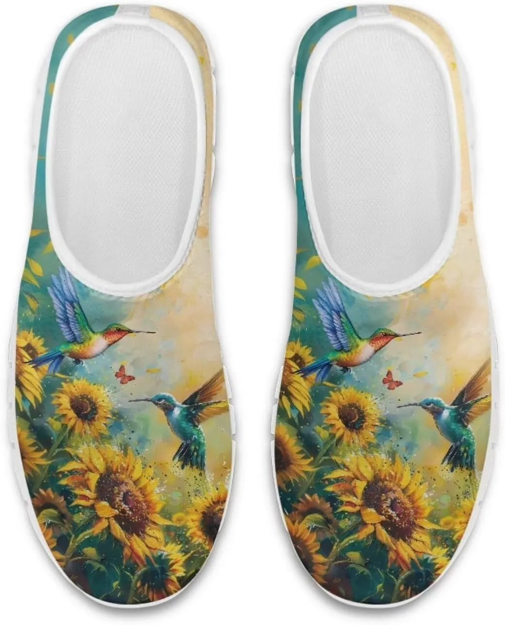 Women's Hummingbird Sneaker Comfortable Slip On Loafers Business Casual Work Shoes Leisure Driving Shoes