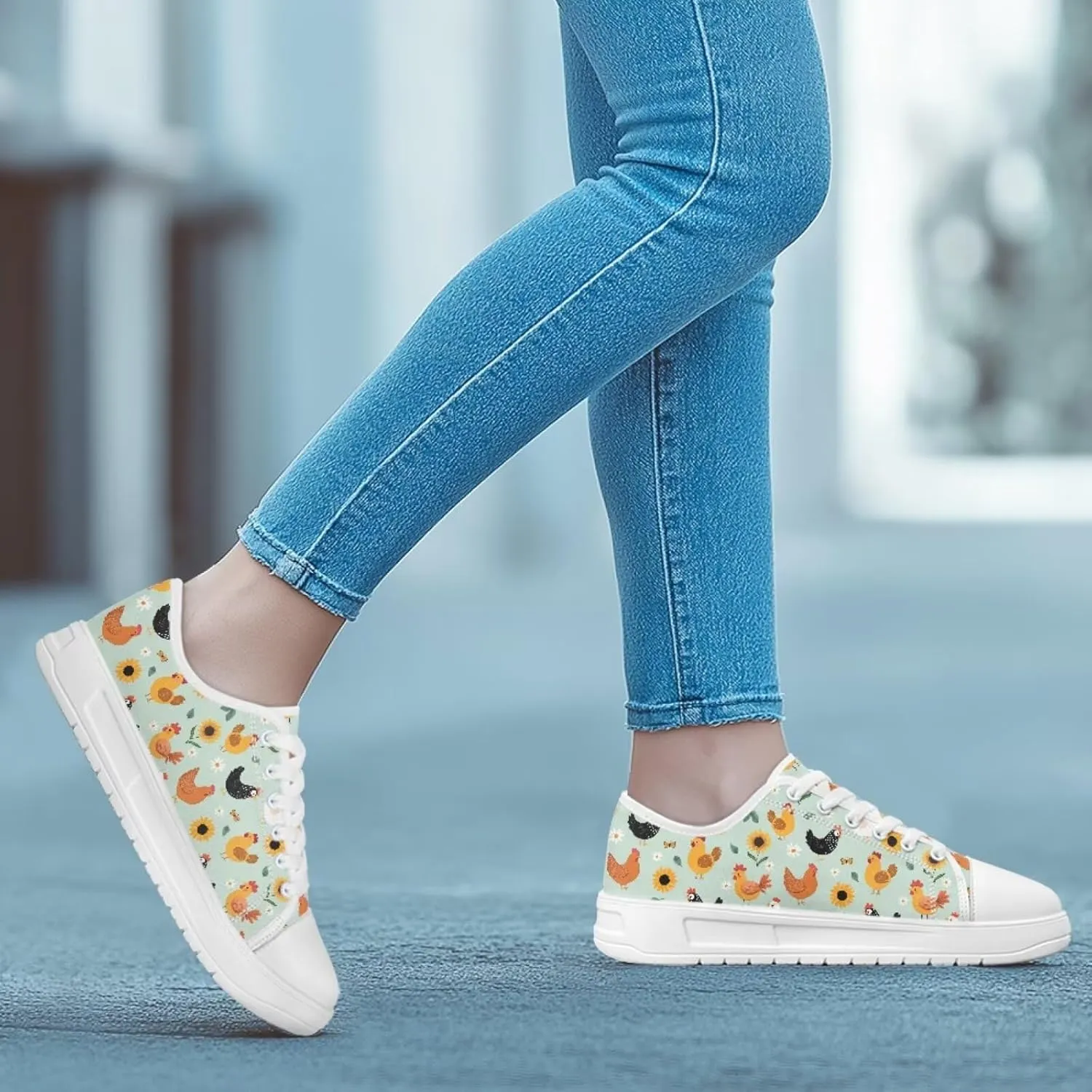 Women's Slip On Canvas Sneaker Low Top Casual Walking Shoes Lady Comfort Fashion Tennis Sneakers