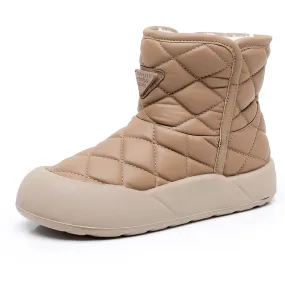Women's Thick-Soled Fleece Waterproof Warm Snow Boots